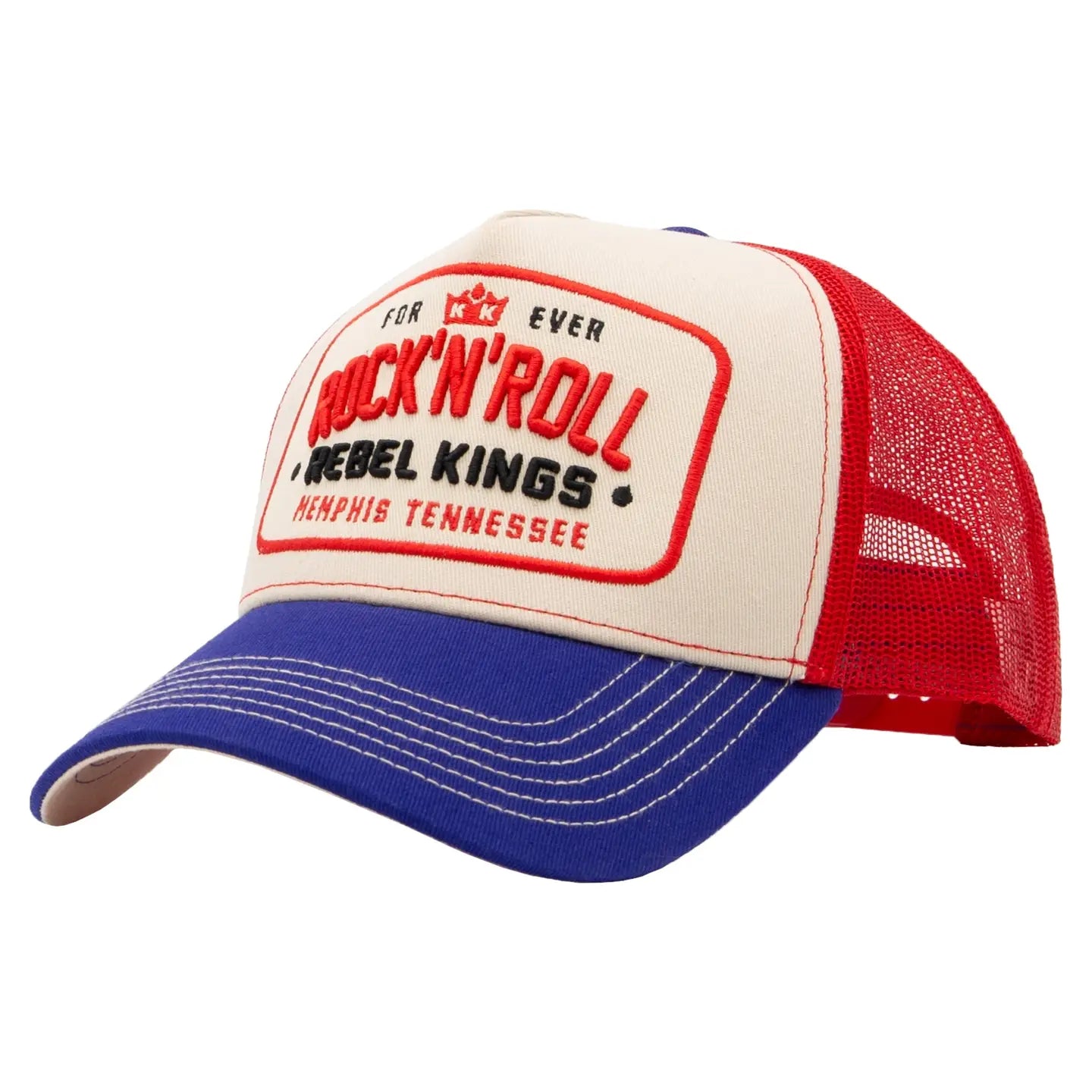 Rock 'n' Roll Cap - Navy & White