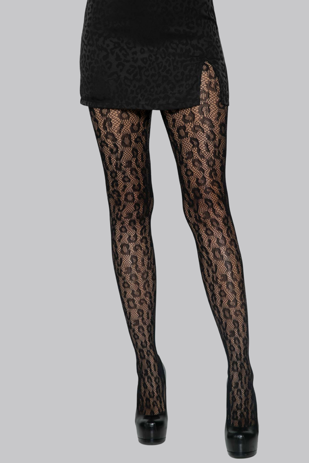 Leopard Fishnets