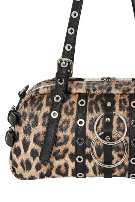 Hexy Glam Handbag Leopard