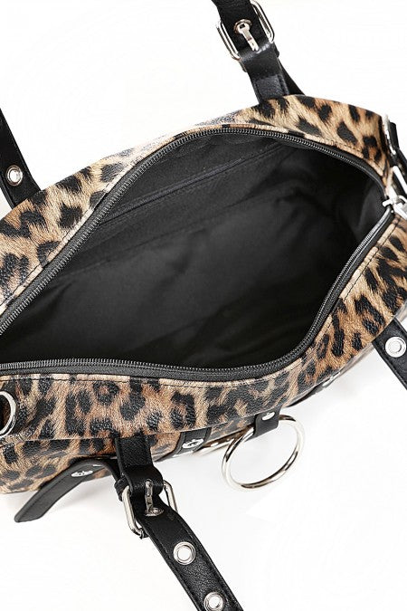 Hexy Glam Handbag Leopard