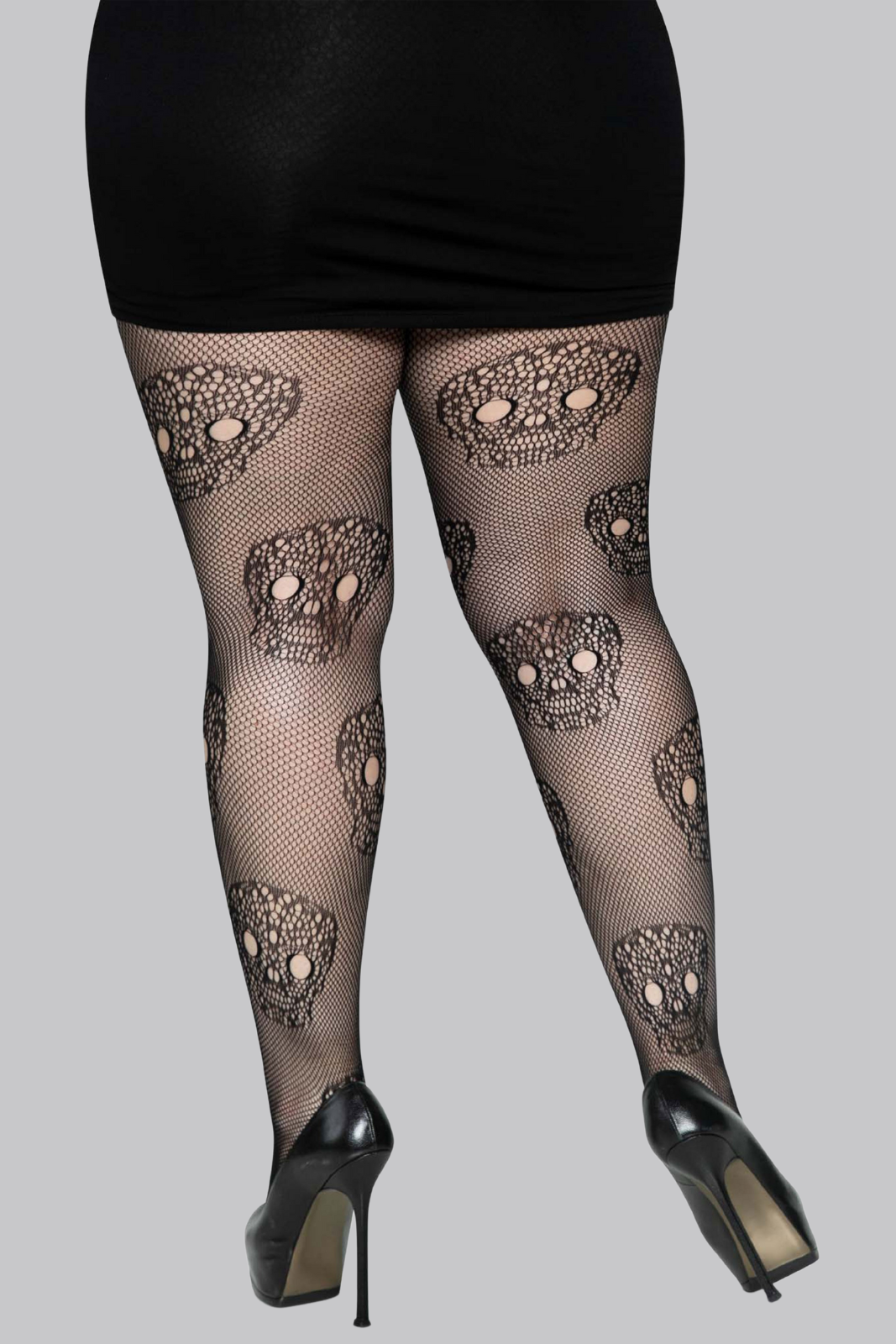 Lace Skull Fishnets