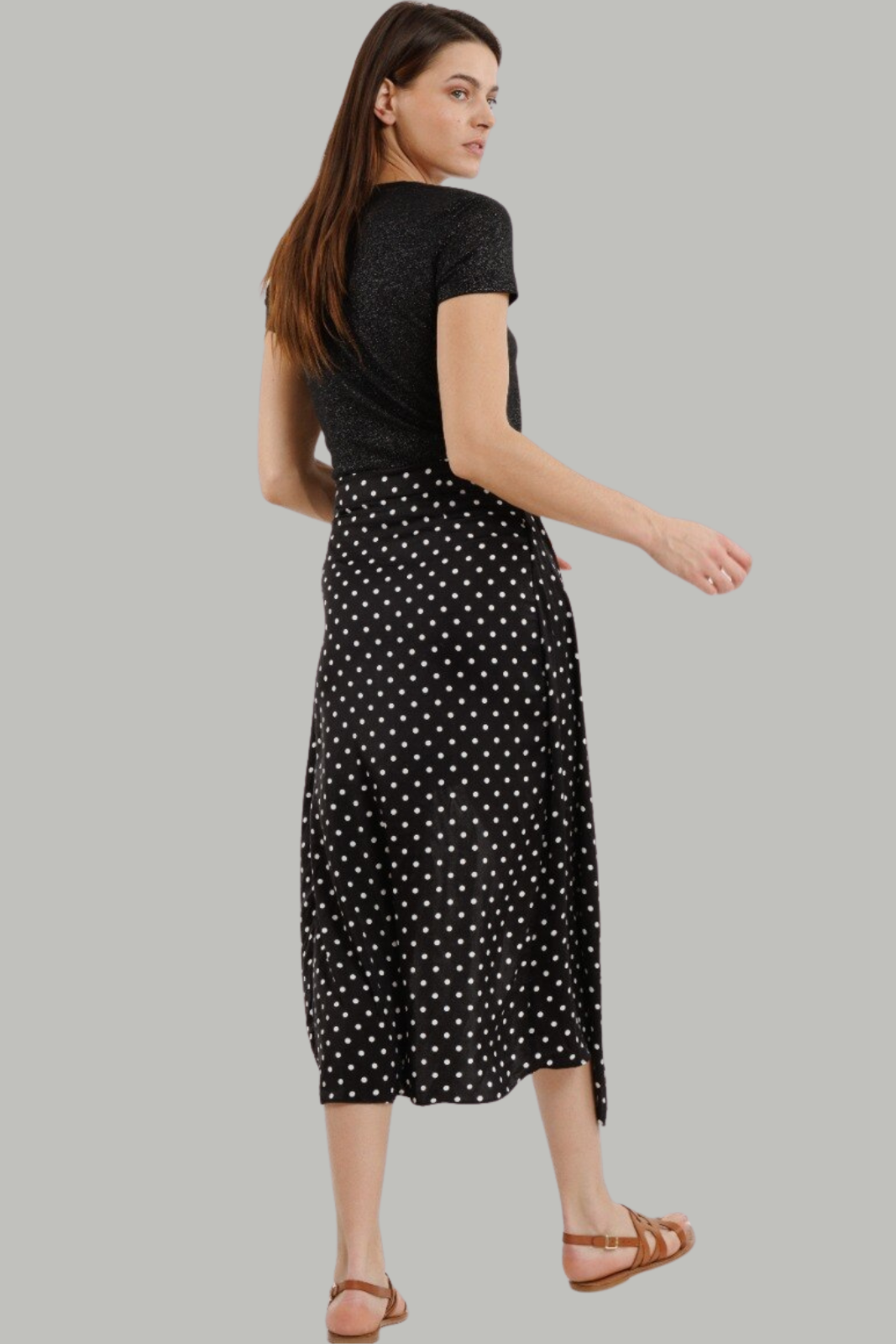 Polkadot Maxi Skirt