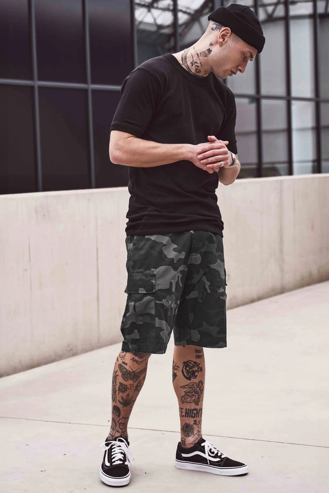 Ripstop Shorts Dark Camo