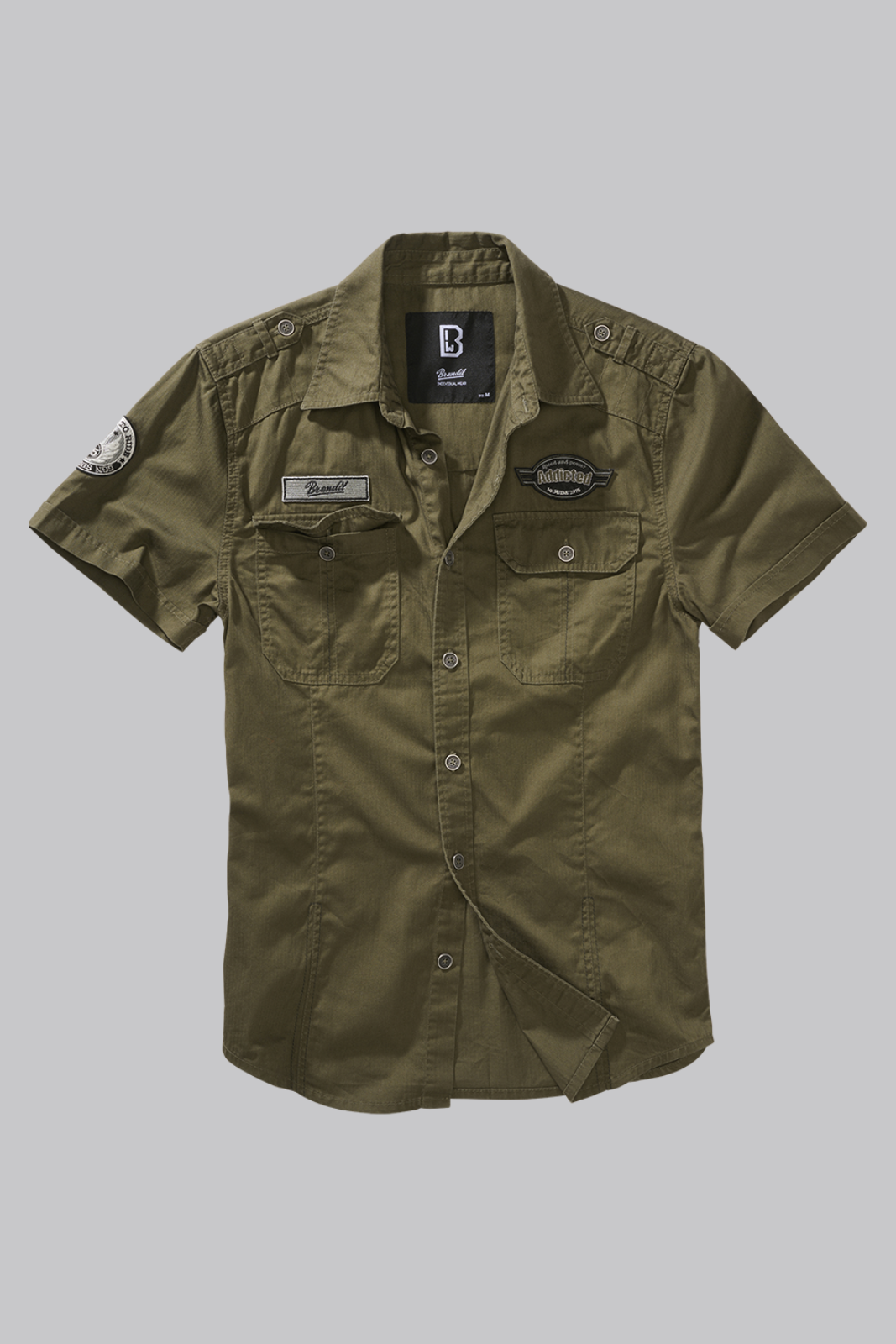 Luis Vintage Shirt Olive