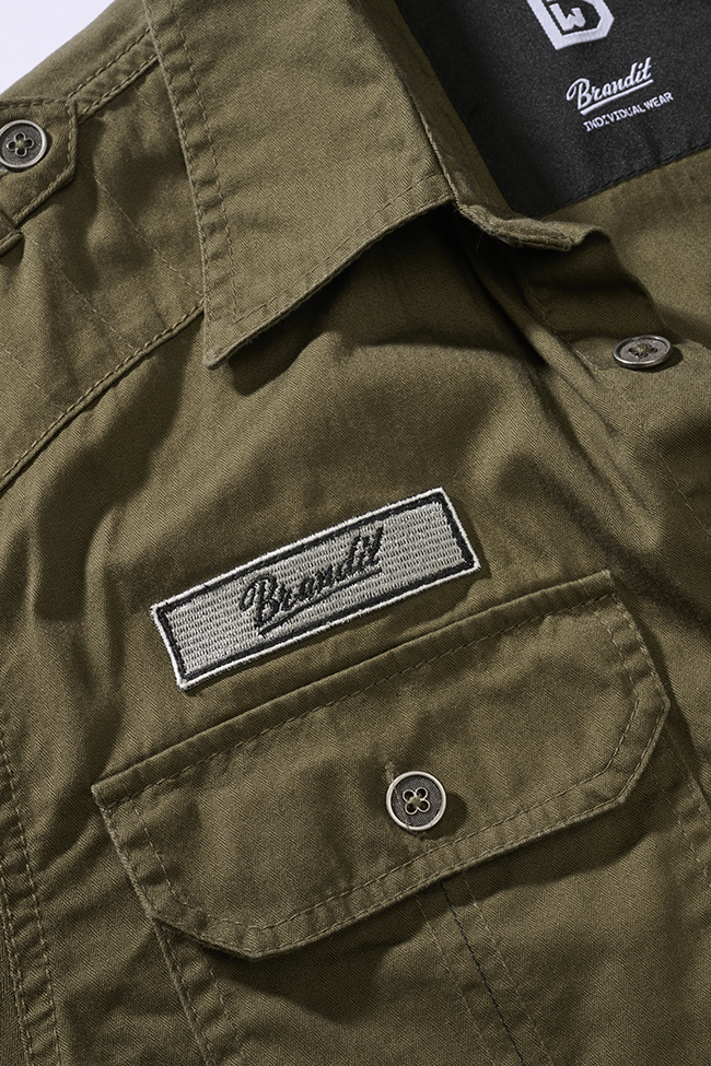Luis Vintage Shirt Olive