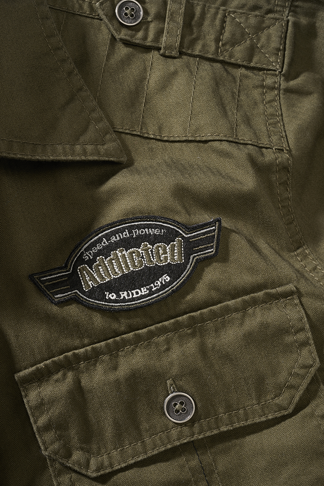 Luis Vintage Shirt Olive