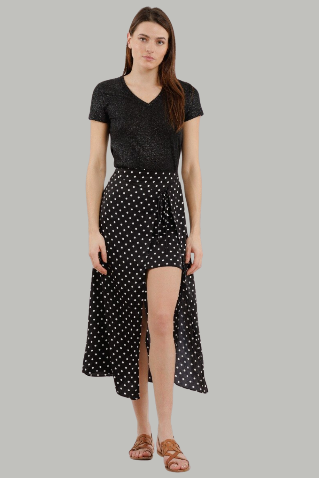 Polkadot Maxi Skirt