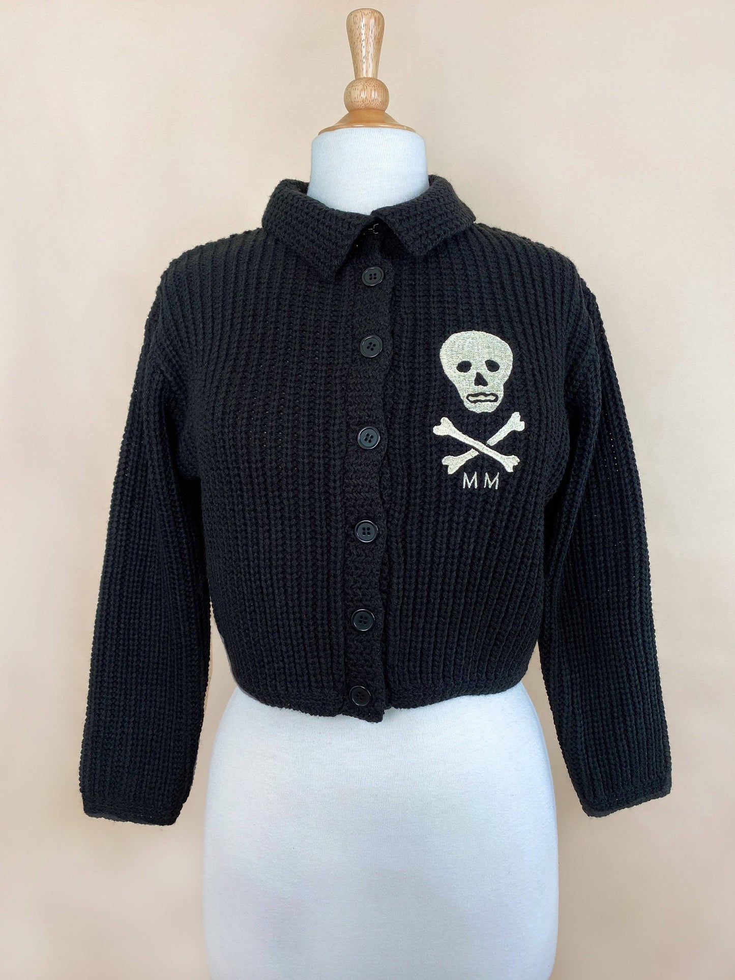Skull Knit Cardigan