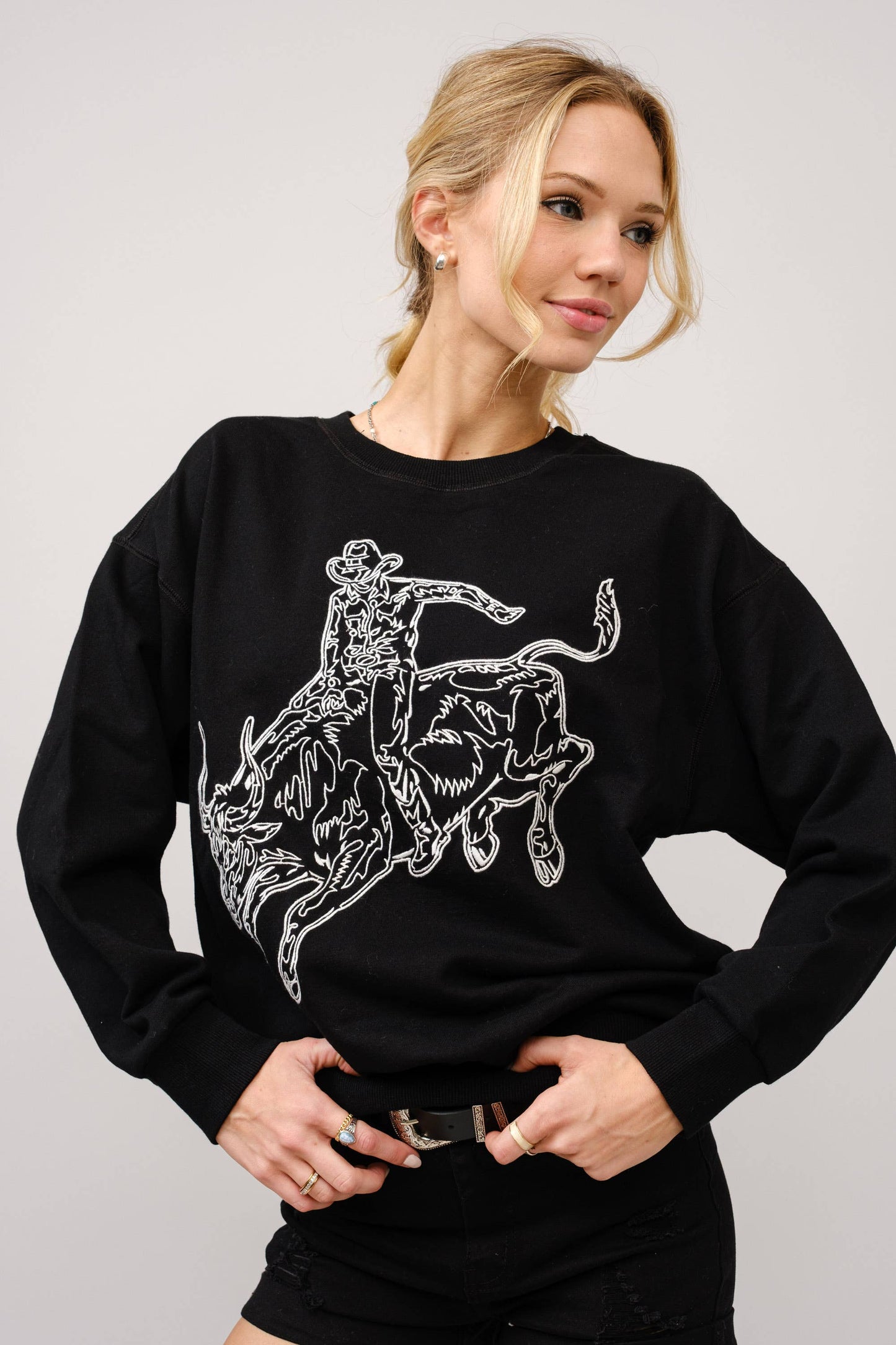 Bullrider Western Sweatshirt