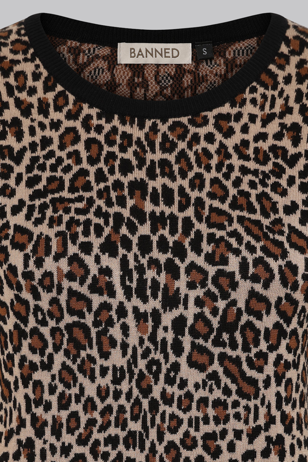 Sheena Jacquard Leopard Top