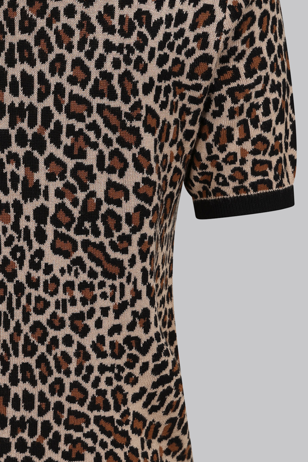 Sheena Jacquard Leopard Top