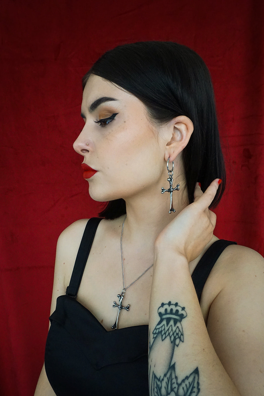 Bonecross Earrings