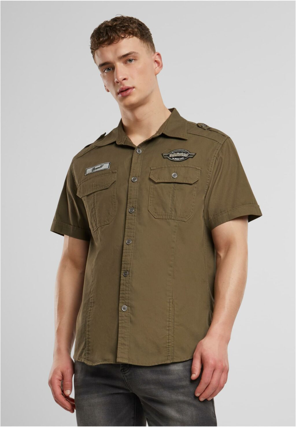 Luis Vintage Shirt Olive