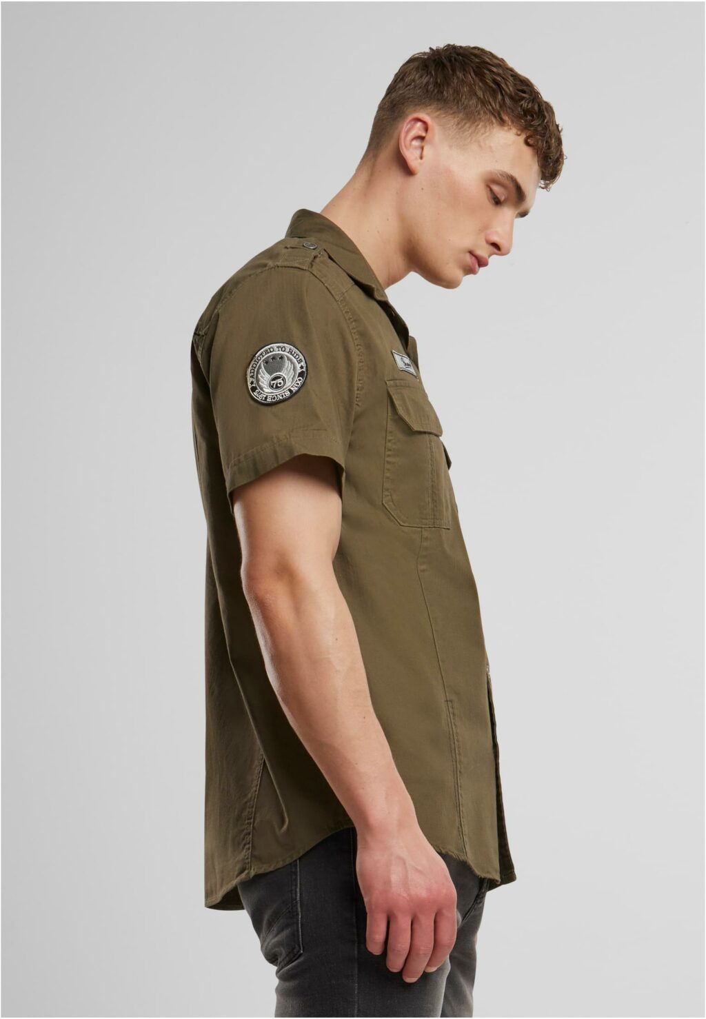 Luis Vintage Shirt Olive