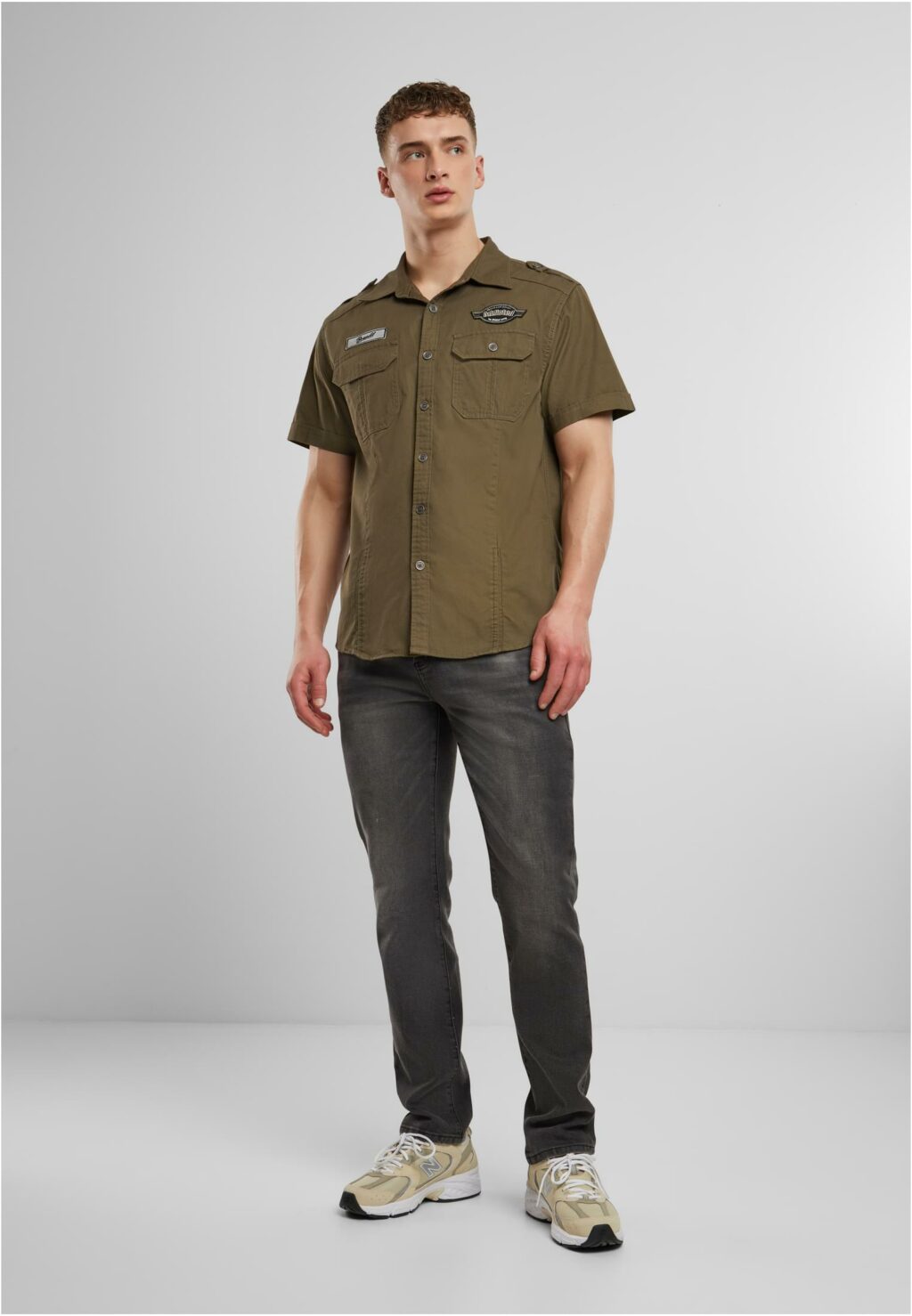 Luis Vintage Shirt Olive