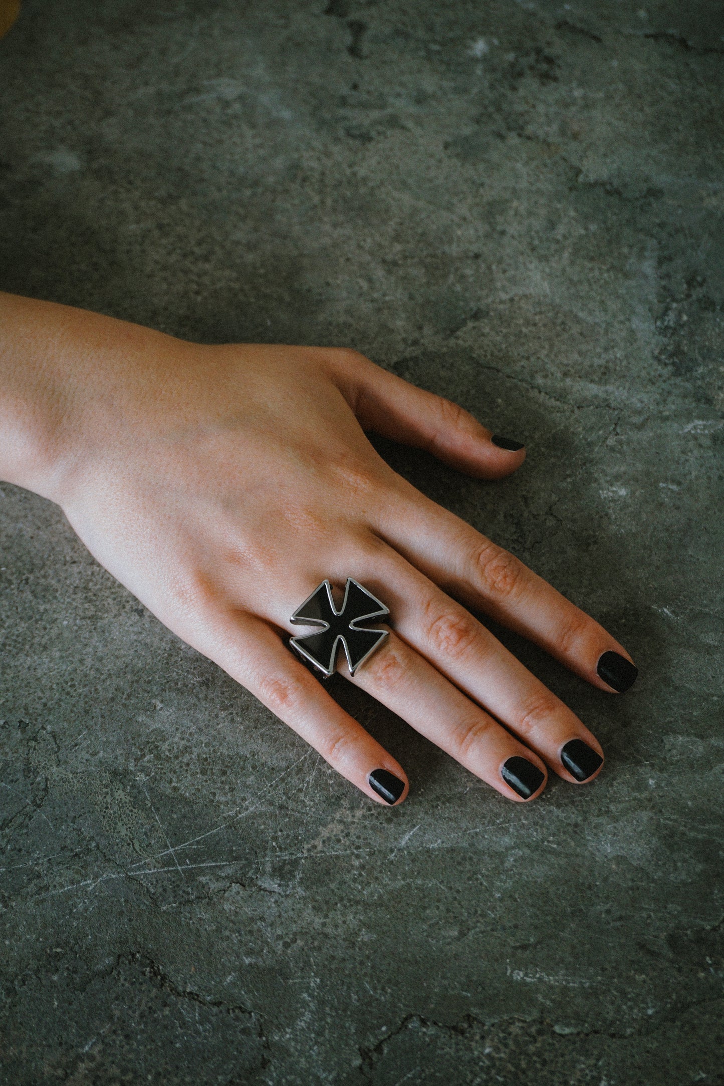Biker Cross Ring
