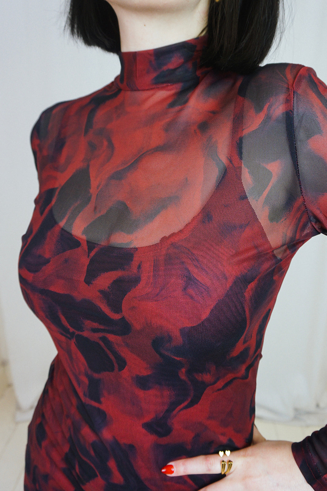 Kitsune Mesh Dress