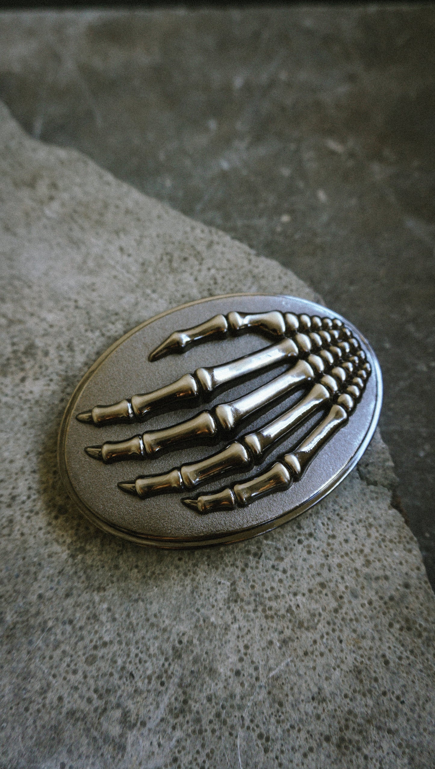 Belt Buckle - Skeleton Hand