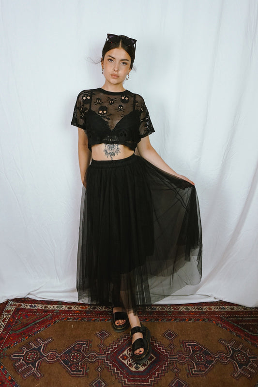 Tulle Skirt Black