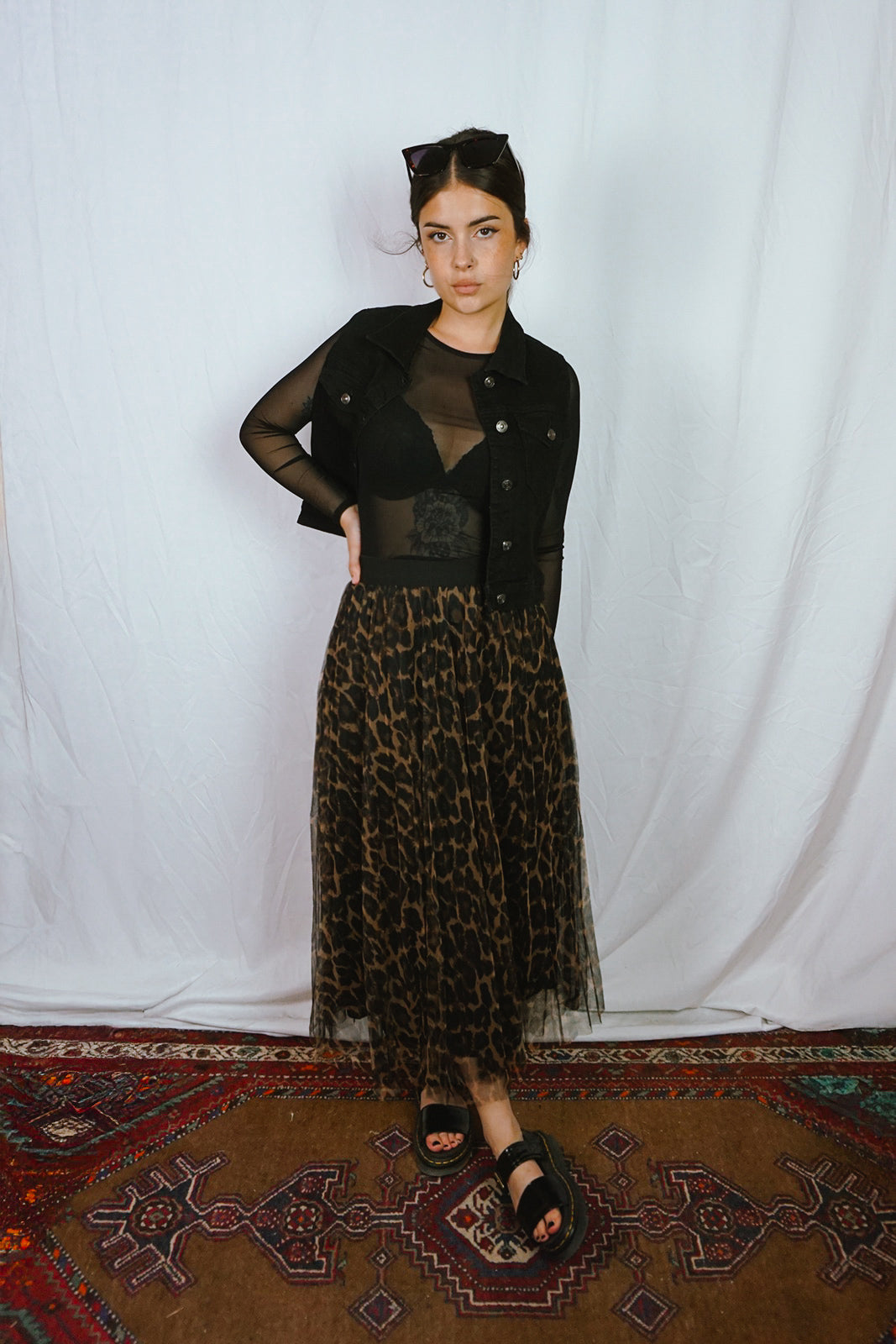 Tulle Skirt Leopard