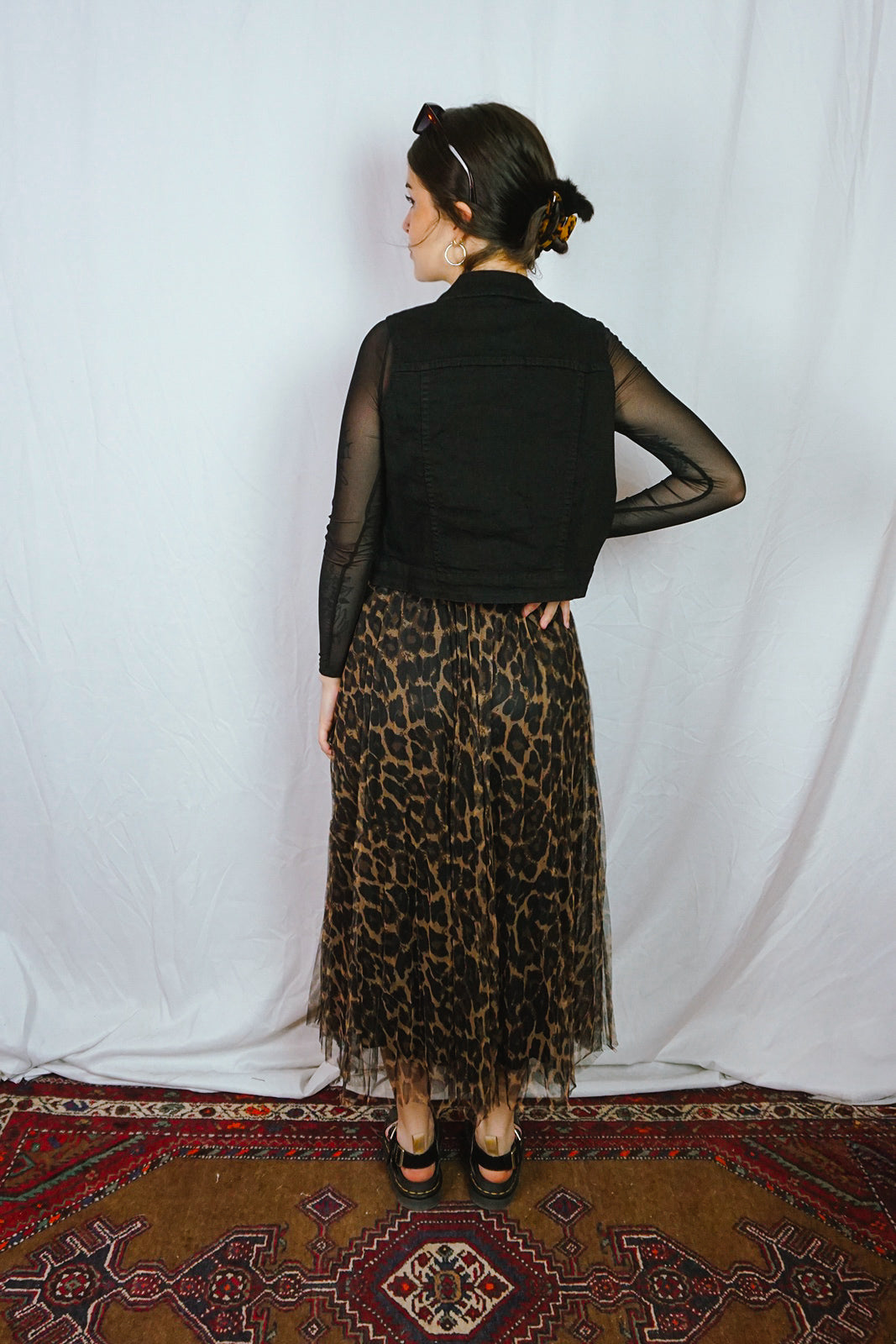 Tulle Skirt Leopard