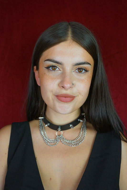 Spiked Chain Choker