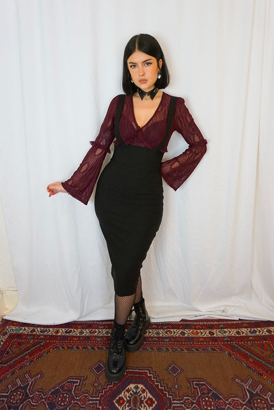 Maeve Suspender Pencil Skirt