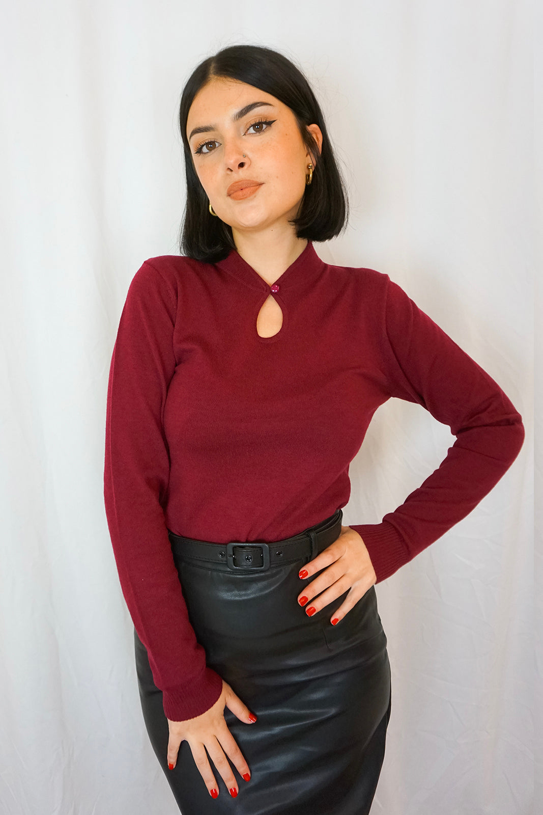 Mara Jumper Burgundy