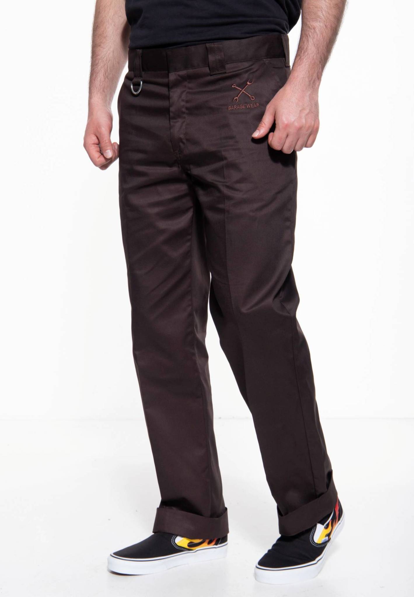 Classic Worker Pants Dark Brown