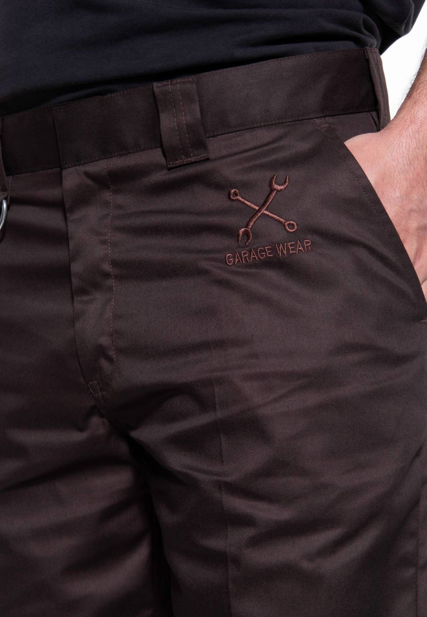Classic Worker Pants Dark Brown