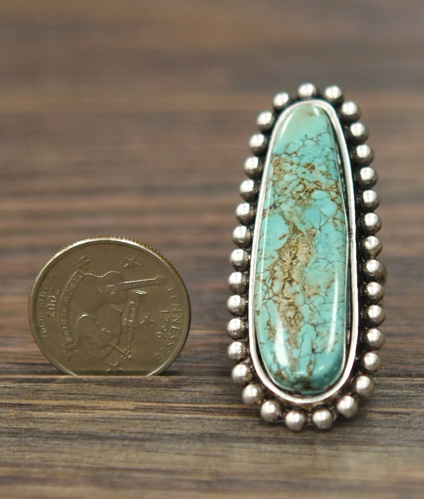 Long Turquoise Ring