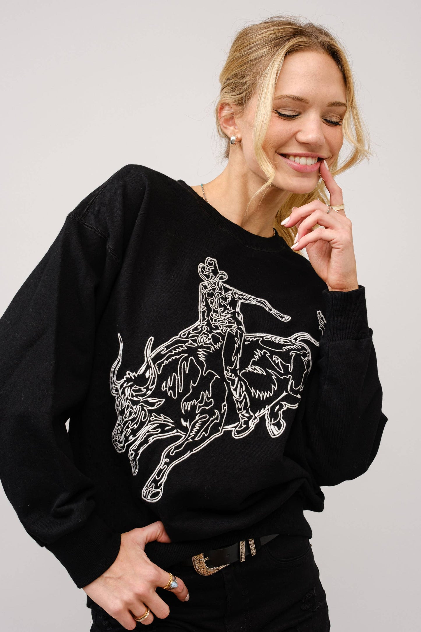 Bullrider Western Sweatshirt
