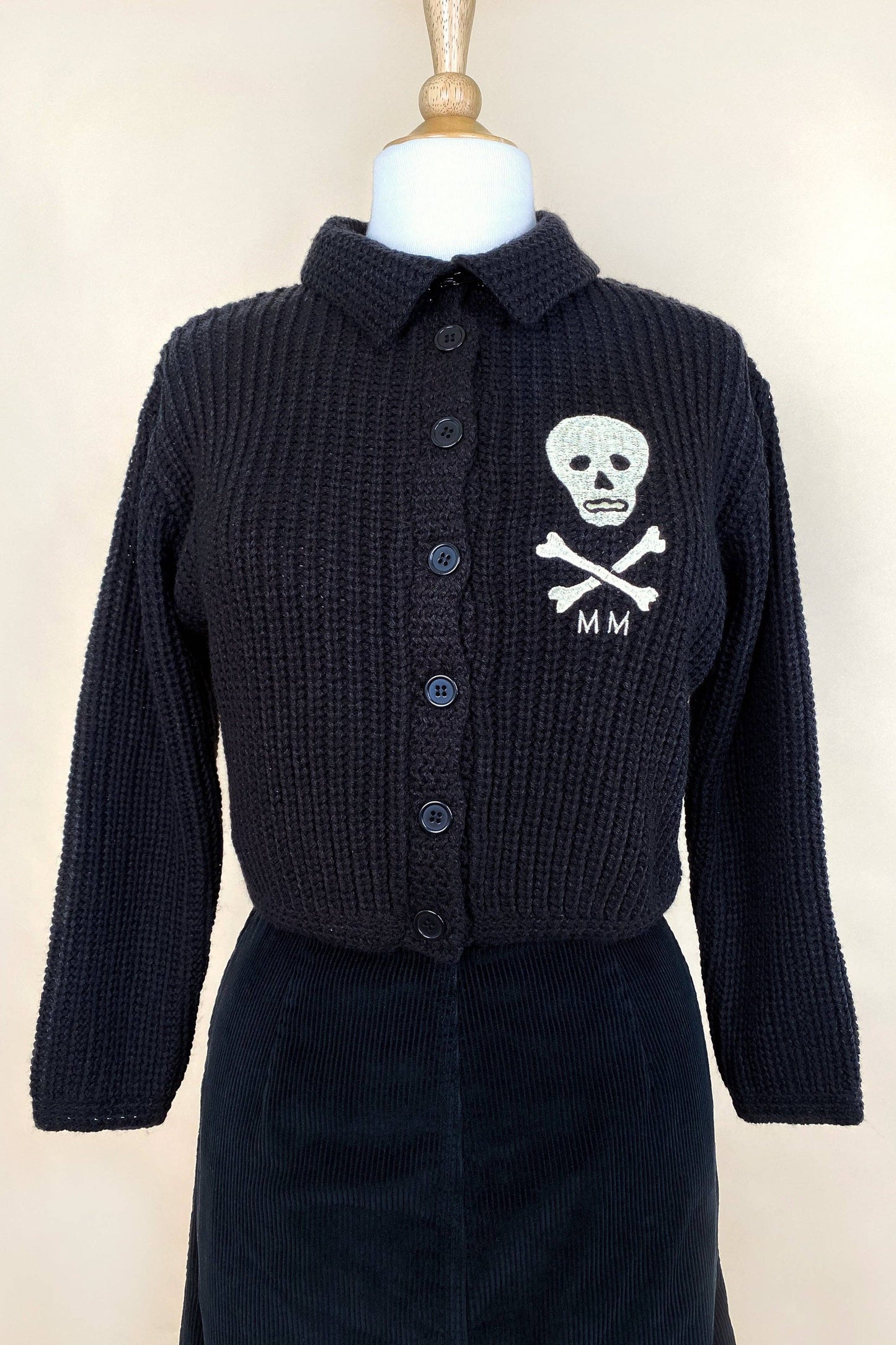 Skull Knit Cardigan