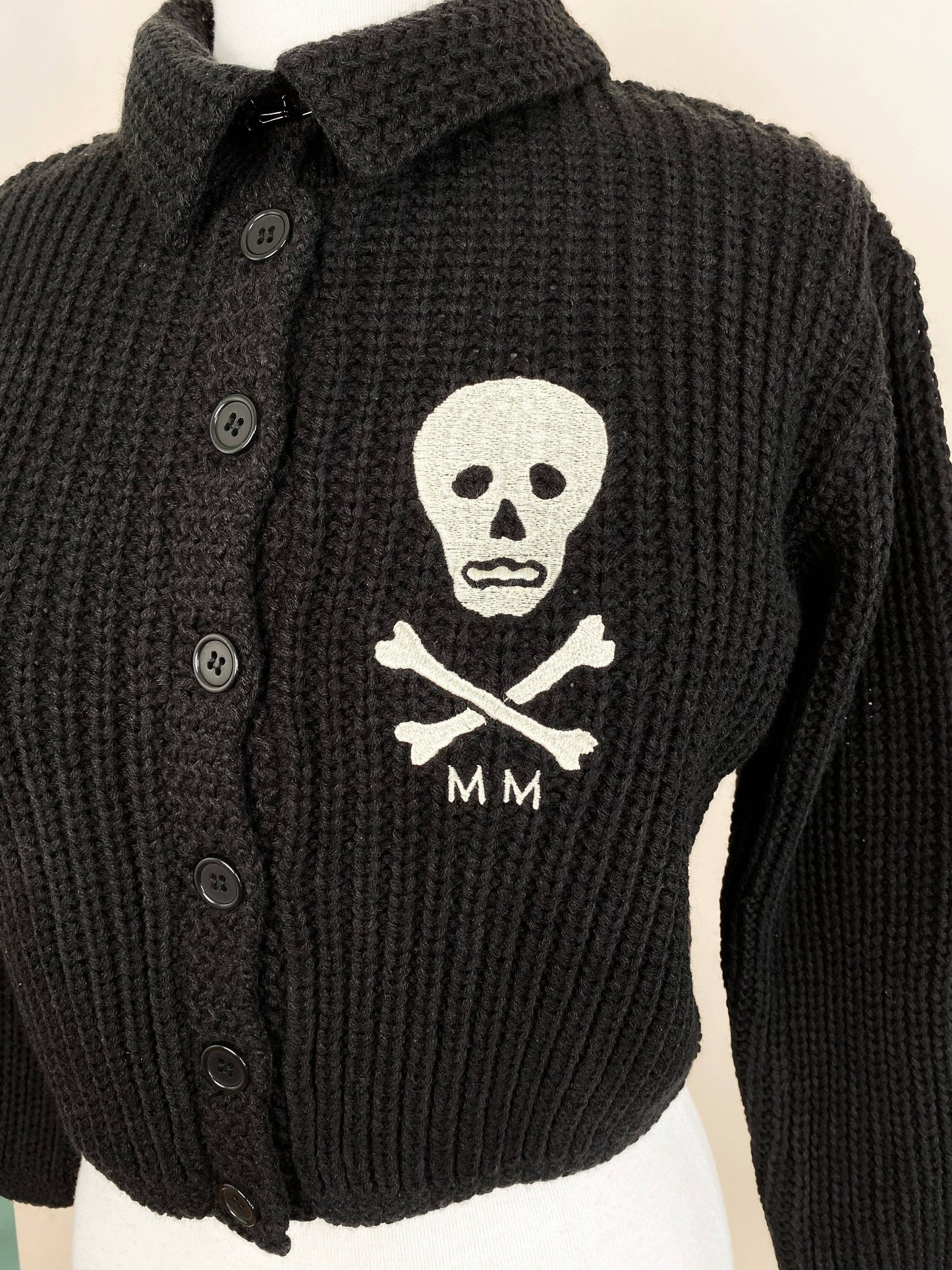 Skull Knit Cardigan