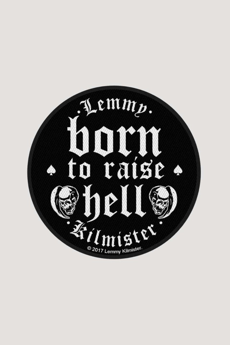 Lemmy Born to Raise Hell Patch - Patches - Official Merchandise