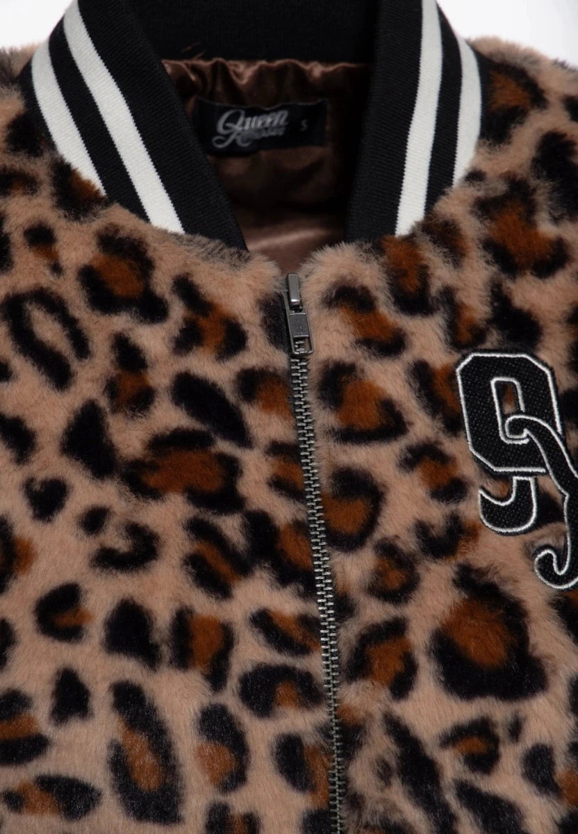Leopard College Jacket - Jackets - Queen Kerosin