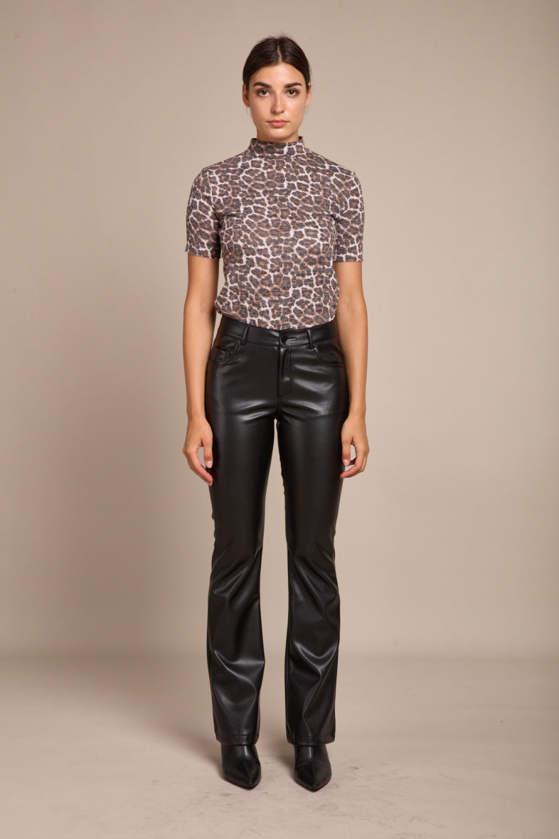 Leather Flares