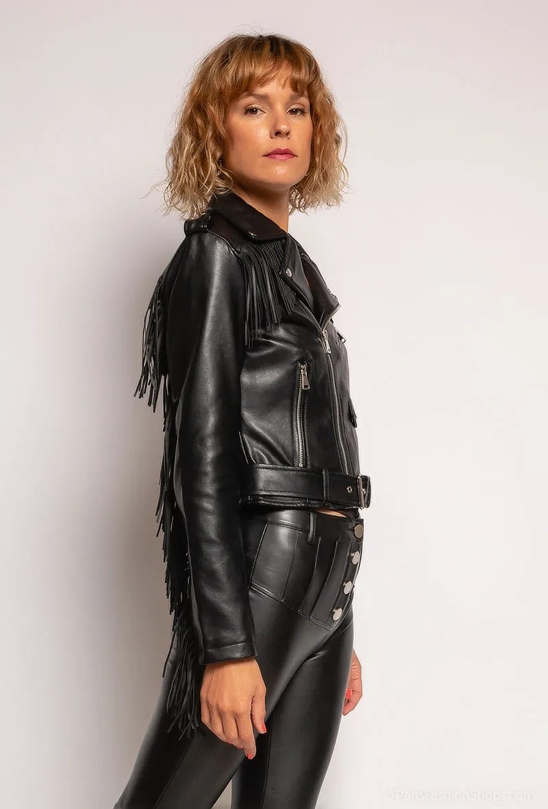 Fringed Perfecto Jacket