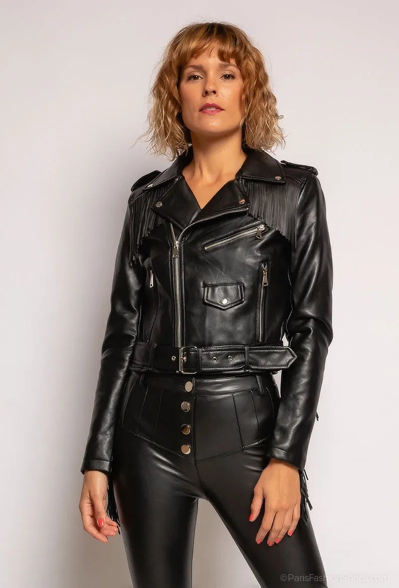 Fringed Perfecto Jacket