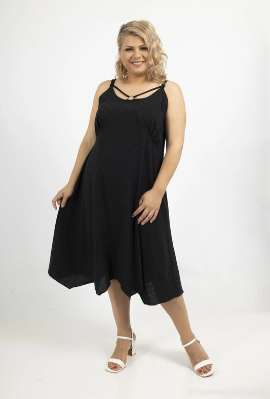 Strappy Polkadot Dress