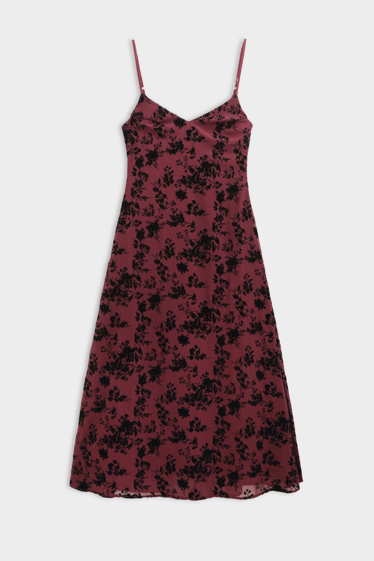 Nocturna Slip Dress - Red Wine