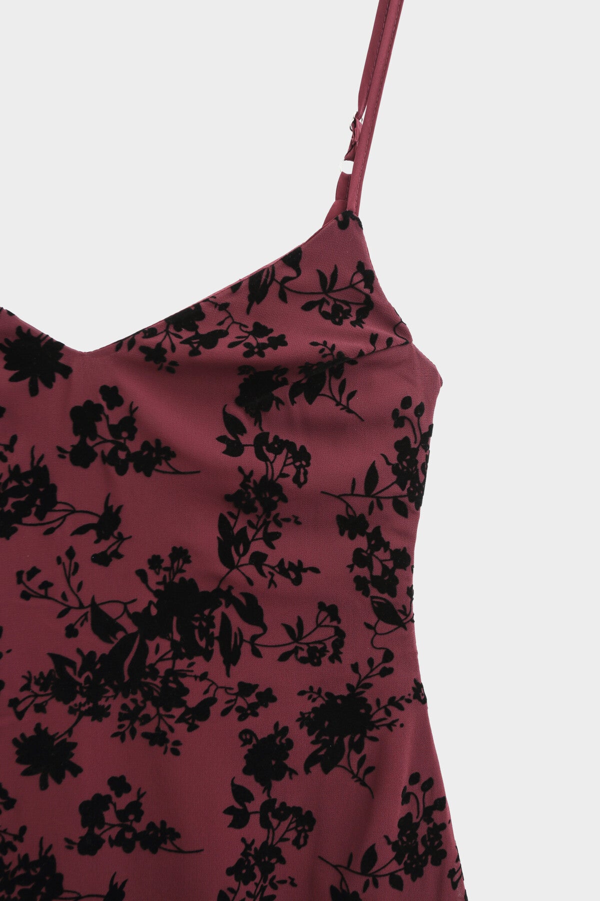 Nocturna Slip Dress - Red Wine