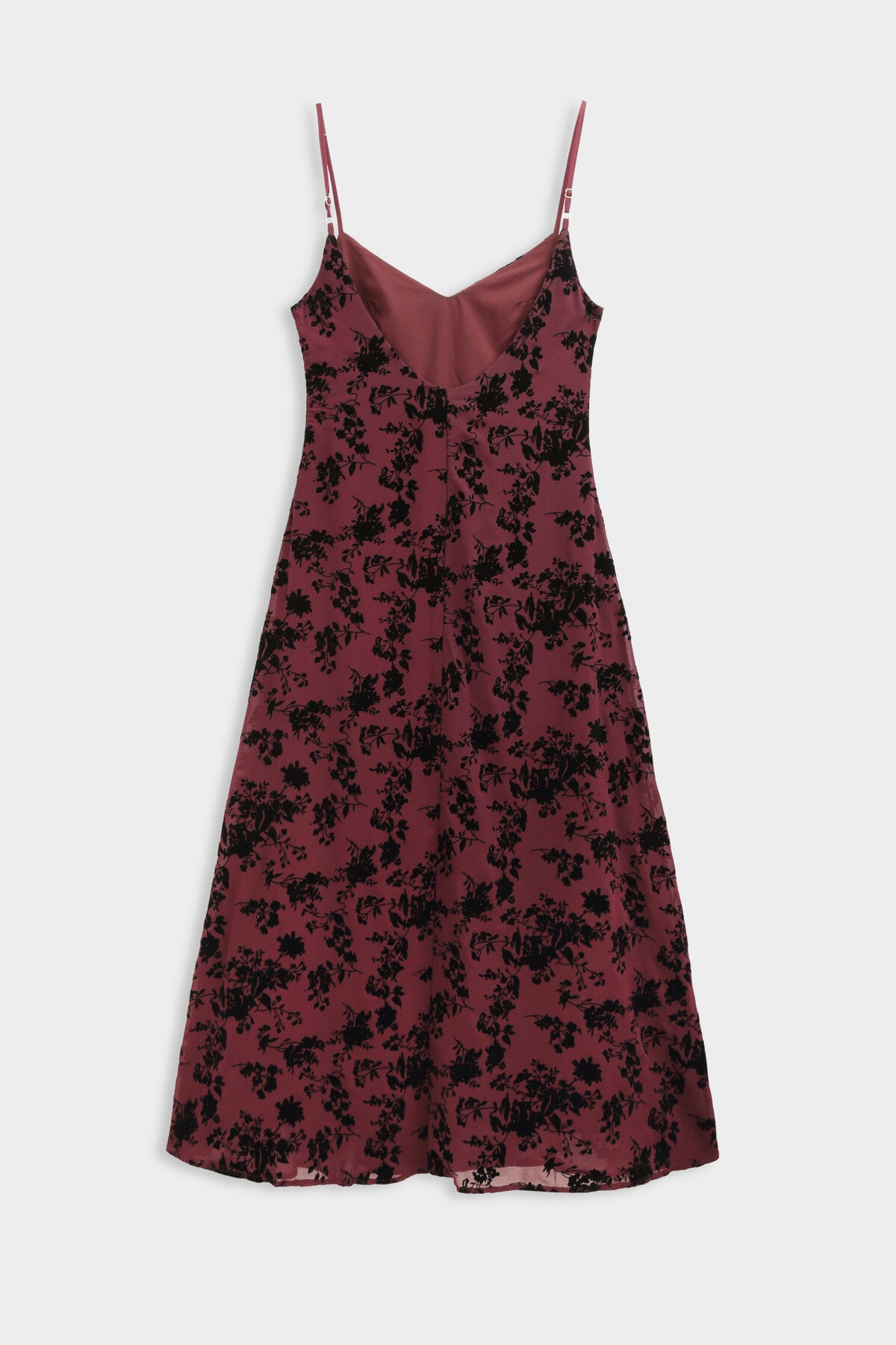 Nocturna Slip Dress - Red Wine