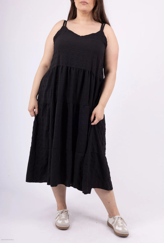 Curvy Maxi Dress Black