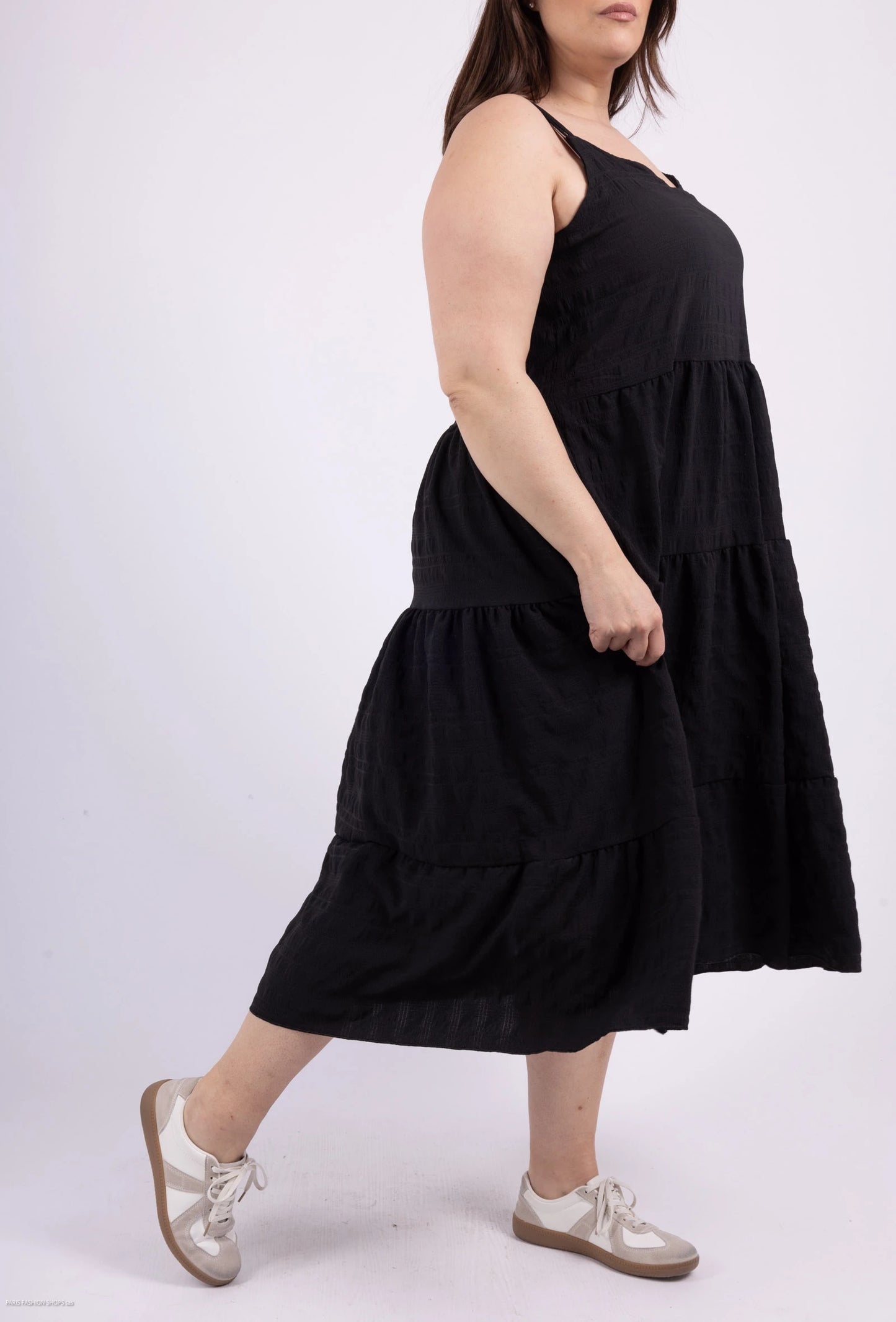 Curvy Maxi Dress Black