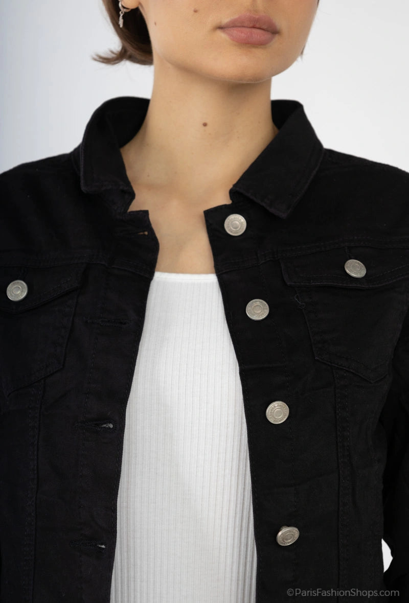Black Denim Jacket