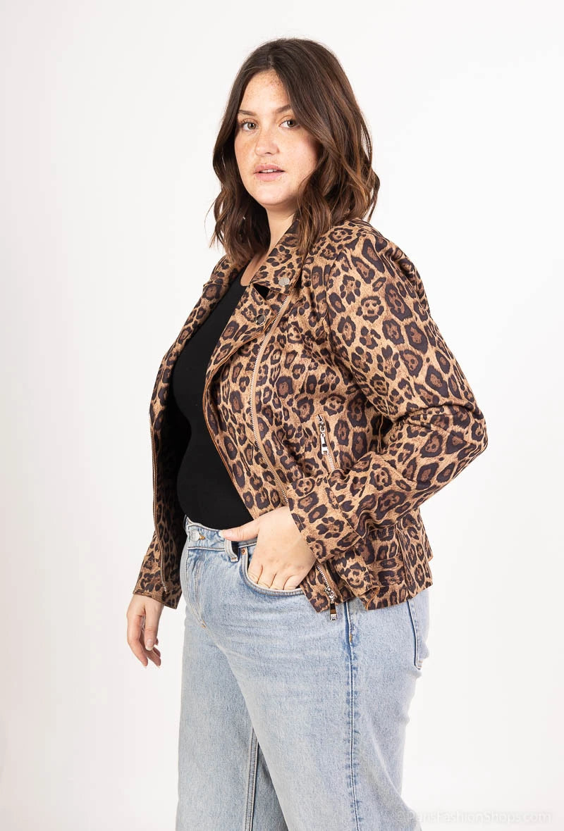 Leopard Perfecto Jacket