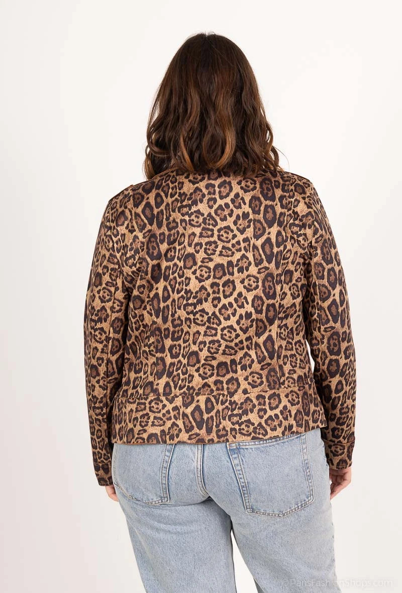 Leopard Perfecto Jacket
