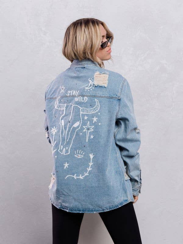 Stay Wild Denim Jacket