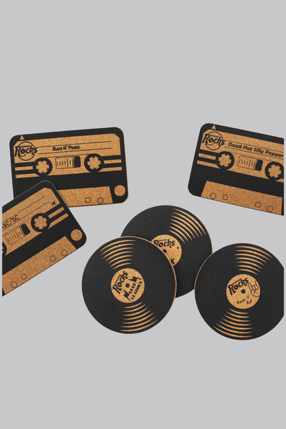 Rocks Cork Coaster Set of 6